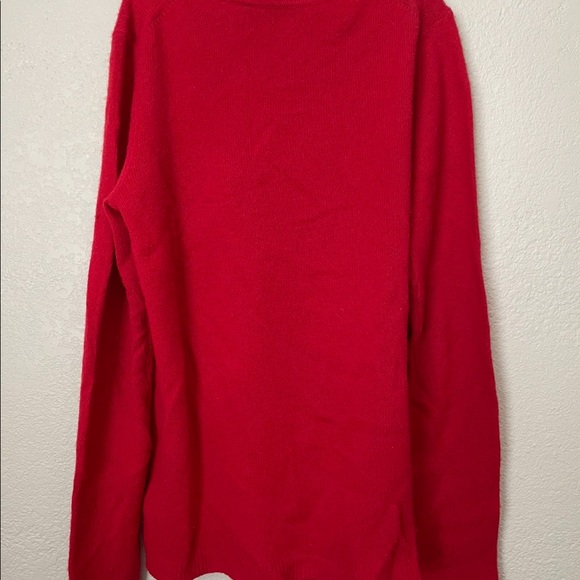 Red Cashmere Sweater - Picture 2 of 3